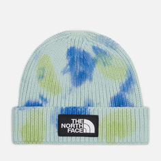 Шапка The North Face Tie Dye Logo Box, цвет голубой