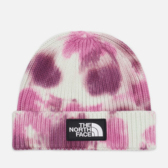 Шапка The North Face Tie Dye Logo Box, цвет фиолетовый