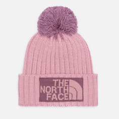 Шапка The North Face Heritage Ski Tuke, цвет розовый