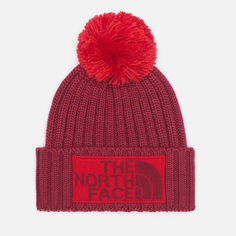 Шапка The North Face Heritage Ski Tuke, цвет красный