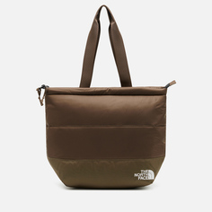 Сумка The North Face Nuptse Tote, цвет коричневый