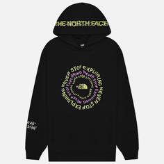 Мужская толстовка The North Face Never Stop Exploring Graphic Hoodie, цвет чёрный, размер S
