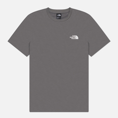 Мужская футболка The North Face Simple Dome Crew Neck, цвет серый, размер S