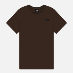 Женская футболка The North Face Relaxed Redbox, цвет коричневый, размер XS