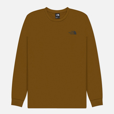 Мужской лонгслив The North Face Redbox Crew Neck, цвет оливковый, размер S