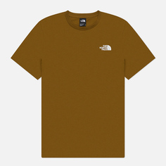 Мужская футболка The North Face Redbox Crew Neck, цвет зелёный, размер S