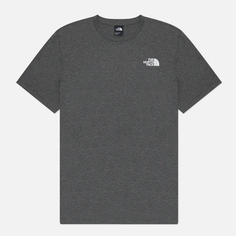 Мужская футболка The North Face Redbox Crew Neck, цвет серый, размер S