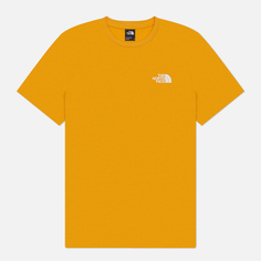 Мужская футболка The North Face Redbox Crew Neck, цвет жёлтый, размер S