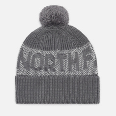 Шапка The North Face Retro Cabin, цвет серый