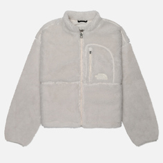Женская флисовая куртка The North Face Extreme Pile Full-Zip Fleece, цвет белый, размер XS