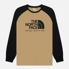 Мужской лонгслив The North Face Heritage, цвет бежевый, размер S