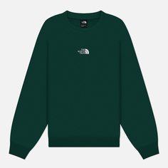Женская толстовка The North Face Essential Oversized Crew, цвет зелёный, размер XS