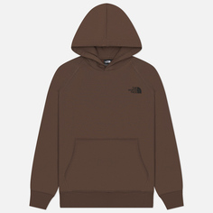 Мужская толстовка The North Face Raglan Redbox NSE Hoodie, цвет коричневый, размер S