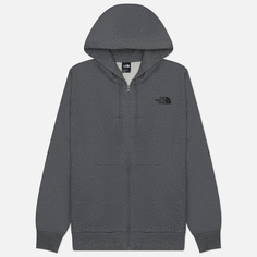 Мужская толстовка The North Face Simple Dome Full-Zip Hoodie, цвет серый, размер S