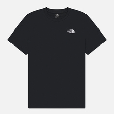 Мужская футболка The North Face Vertical, цвет чёрный, размер S