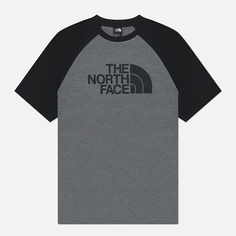 Мужская футболка The North Face Raglan Easy Regular Fit, цвет серый, размер S