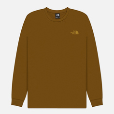 Мужской лонгслив The North Face Easy, цвет оливковый, размер S