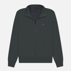 Мужская толстовка Napapijri Balis Full Zip, цвет зелёный, размер S
