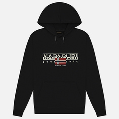 Мужская толстовка Napapijri Aylmer Hoodie Regular Fit, цвет чёрный, размер S
