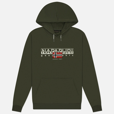 Мужская толстовка Napapijri Aylmer Hoodie Regular Fit, цвет оливковый, размер S