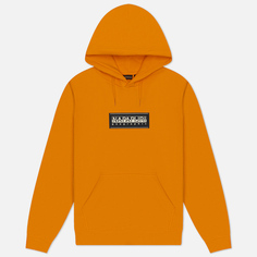 Мужская толстовка Napapijri Suze Hoodie, цвет оранжевый, размер M