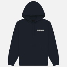 Мужская толстовка Napapijri Linth Hoodie, цвет чёрный, размер S