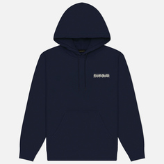 Мужская толстовка Napapijri Linth Hoodie, цвет синий, размер S