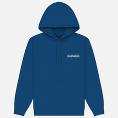 Мужская толстовка Napapijri Linth Hoodie, цвет синий, размер S
