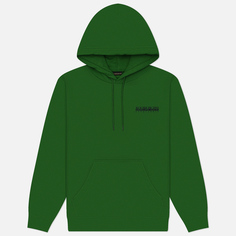 Мужская толстовка Napapijri Linth Hoodie, цвет зелёный, размер S