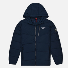 Мужской пуховик Reebok Stretch Puffer, цвет синий, размер M