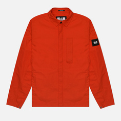 Мужская рубашка Weekend Offender Porter Overshirt SS24, цвет оранжевый, размер S