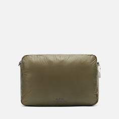 Сумка A.P.C. Bomber, цвет оливковый