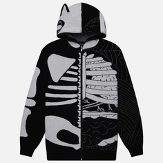 Мужской свитер RIPNDIP Skelly Nerm Knit Hoodie, цвет чёрный, размер S
