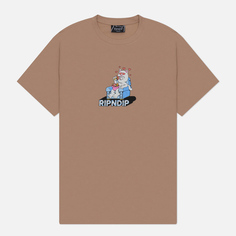Мужская футболка RIPNDIP Afternoon Snack, цвет бежевый, размер S