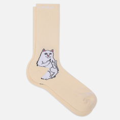 Носки RIPNDIP Lord Nermal, цвет бежевый, размер 40-46 EU