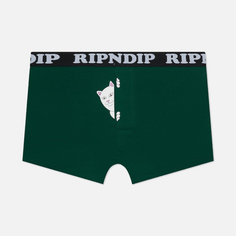 Мужские трусы RIPNDIP Peek A Nermal Boxers, цвет зелёный, размер XS