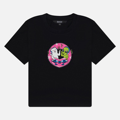 Женская футболка RIPNDIP Love Is Ripndip Cropped Baby, цвет чёрный, размер XS