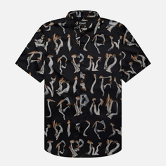 Мужская рубашка RIPNDIP Is This Real Life, цвет чёрный, размер S