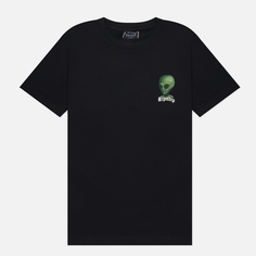 Мужская футболка RIPNDIP We Come In Peace, цвет чёрный, размер S