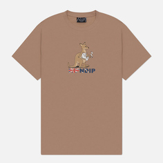 Мужская футболка RIPNDIP Joey Nerm, цвет бежевый, размер S