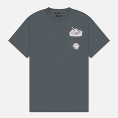 Мужская футболка RIPNDIP Nermaniac Pocket, цвет серый, размер S