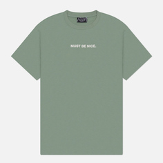 Мужская футболка RIPNDIP Must Be Nice, цвет зелёный, размер S