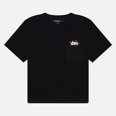 Женская футболка RIPNDIP Nermal Loves Cropped Baby, цвет чёрный, размер XS