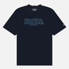 Мужская футболка Peaceful Hooligan Dpm Patton Logo, цвет синий, размер S