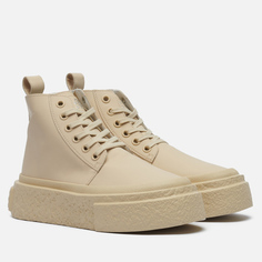 Женские кроссовки Maison Margiela MM6 Lace-Up Leather, цвет бежевый, размер 36 EU