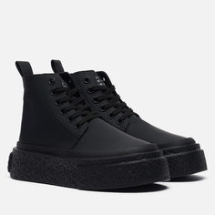 Женские кроссовки Maison Margiela MM6 Lace-Up Leather, цвет чёрный, размер 36 EU
