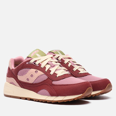 Мужские кроссовки Saucony Shadow 6000 Mushroom, цвет бордовый, размер 39 EU