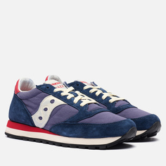 Мужские кроссовки Saucony Jazz Original Stone Wash, цвет синий, размер 40 EU