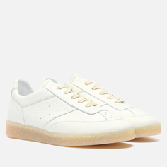 Мужские кроссовки Maison Margiela MM6 6 Court FW24, цвет белый, размер 40 EU