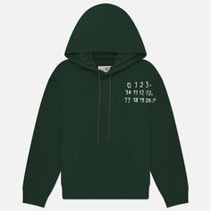 Мужская толстовка Maison Margiela MM6 Numeric Artwork Hoodie, цвет зелёный, размер S